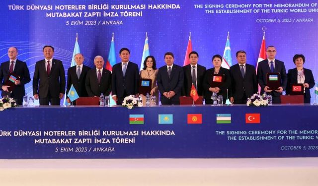 Türk Dünyası Noterler Birliği kuruldu