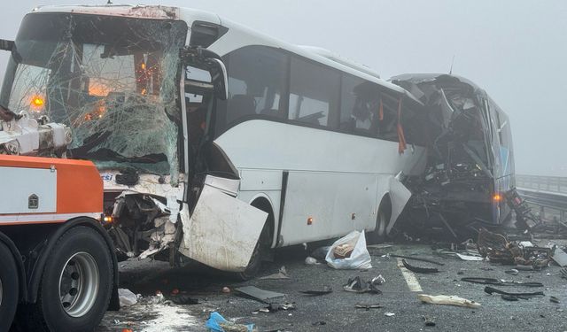 Kuzey Marmara Otoyolu'nda korkunç kaza: 11 kişi öldü, 57 kişi yaralandı