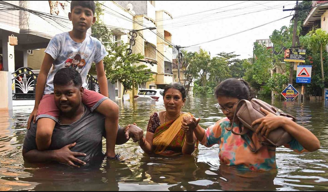Hindistan'da Michaung Kasırgası: Can kaybı yükseldi!