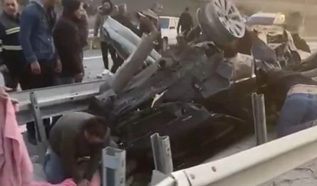 Mersin'de kaza: Kübra Öge öldü. Ömer Aslan, Sevgi Yaren Elçi ve Abdullah Öge yaralandı