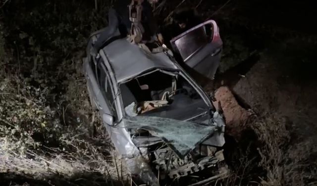 Çanakkale'de devrilen otomobilin sürücüsü Hatice Özdemir öldü
