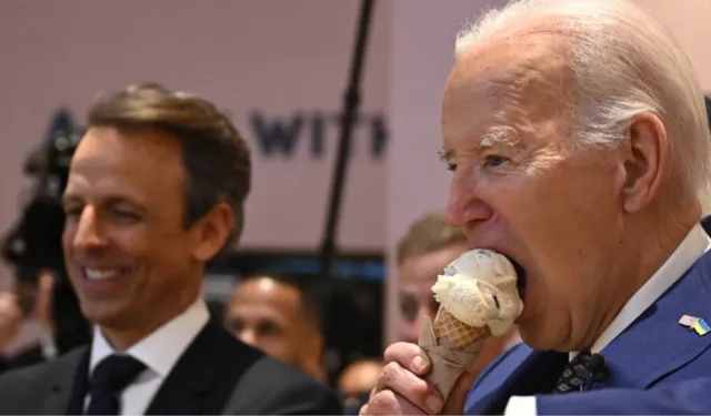 Joe Biden'ın dondurma yerken yaptığı Gazze açıklamasına tepki yağıyor!