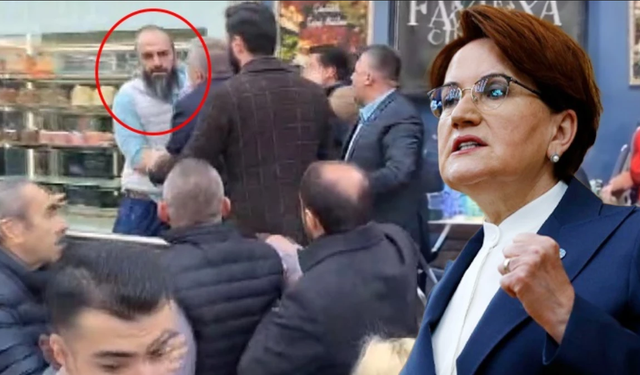 Akşener'in esnaf ziyaretinde arbade yaşandı!