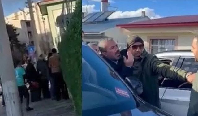 Erzurum'da AK Parti başkan adayı ve eşine tekme tokatlı saldırı
