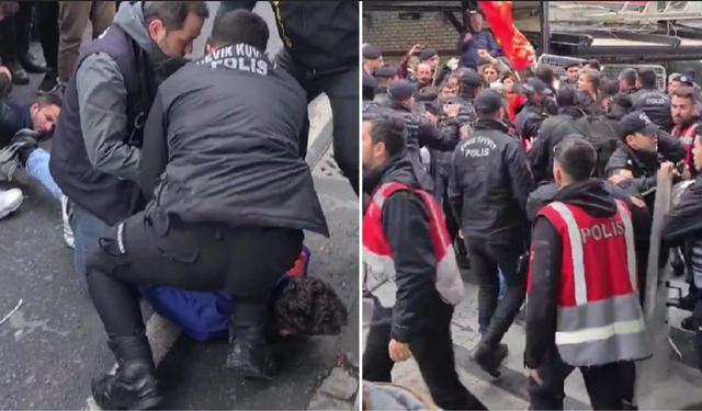 Beşiktaş'tan Taksim'e yürümek isteyen 20 kişi gözaltına alındı