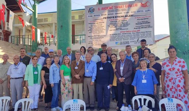 6. Akdeniz Sanat Günleri Fethiye'de Coşkuyla Sona Erdi