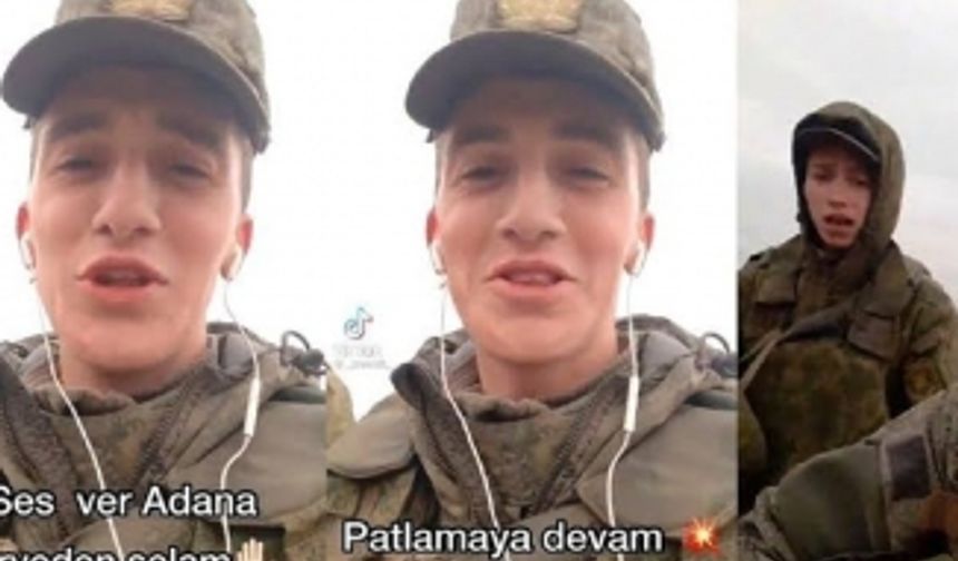 Rus askerinin dinlediği şarkı gündem oldu: Ses ver Adana zirveden selam