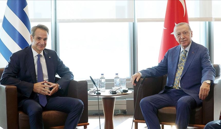 Cumhurbaşkanı Erdoğan'dan Miçotakis'le kritik görüşme. Ortaya çıktı