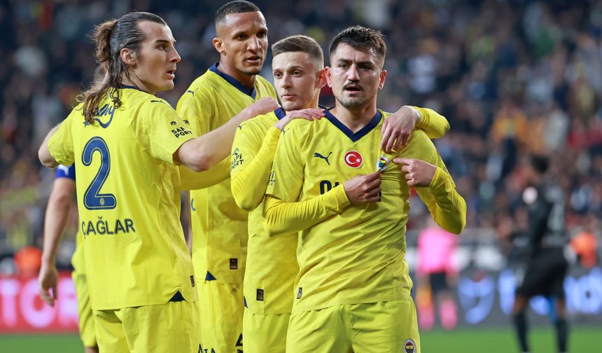 Fenerbahçe Hatayspor'u devirdi ligde liderliğe yükseldi