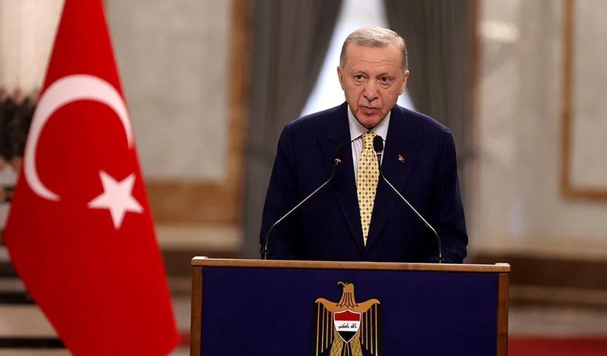 Cumhurbaşkanı Erdoğan Irak'ta açıkladı