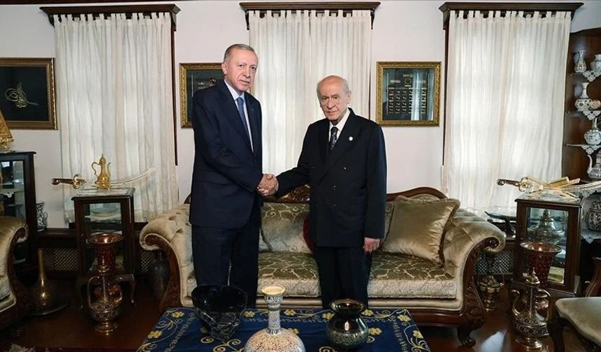 Cumhurbaşkanı Erdoğan Devlet Bahçeli'yi ziyaret etti. Flaş detay