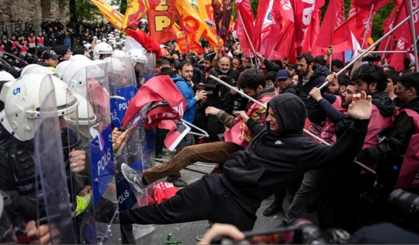 İstanbul'da 1 mayıs krizi: 210 kişi gözaltına alındı