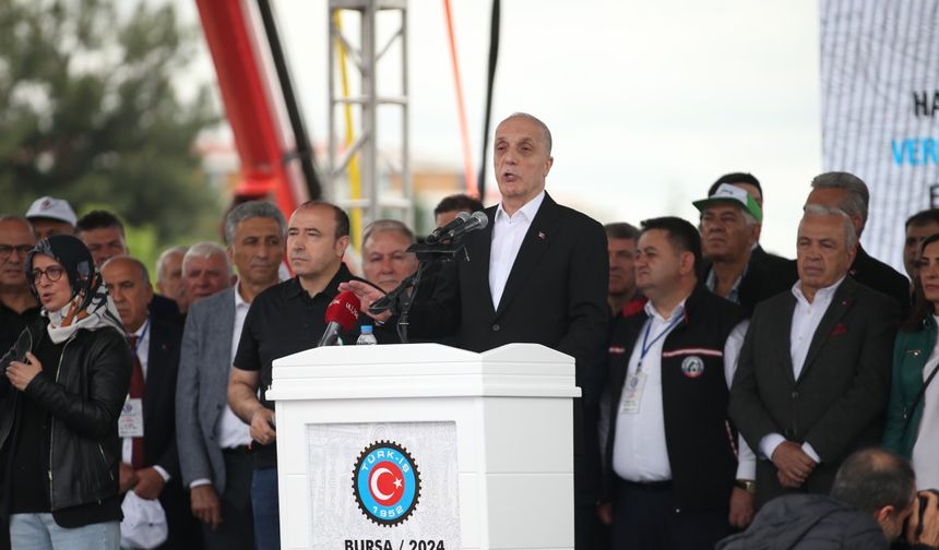 TÜRK-İŞ Başkanı Ergün Atalay: Allah şahidim Türkiye'yi durdururuz