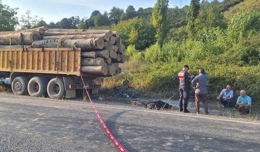 Zonguldak'ta kamyonun çarptığı elektrikli bisiklet sürücüsü Nişan Kesgin öldü