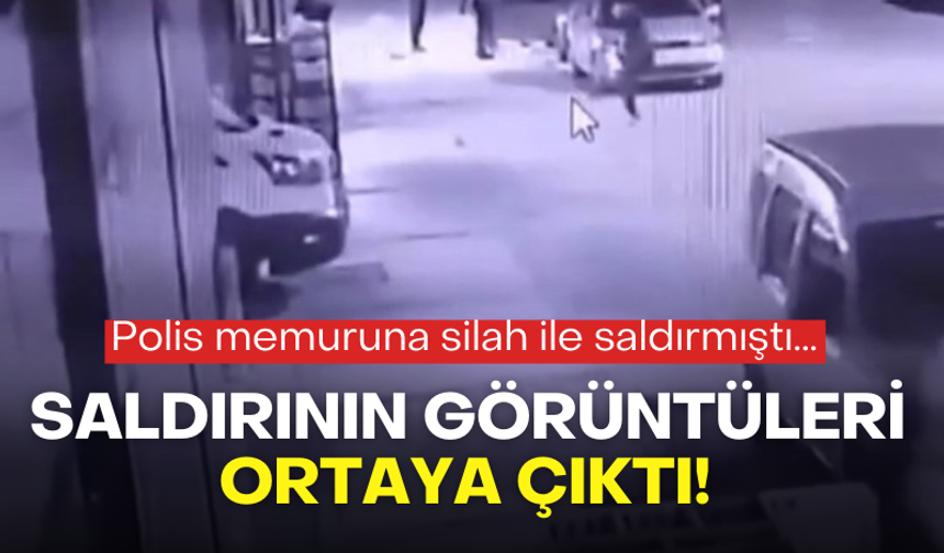 Polisin öldürüldüğü silahlı saldırının görüntüsü ortaya çıktı