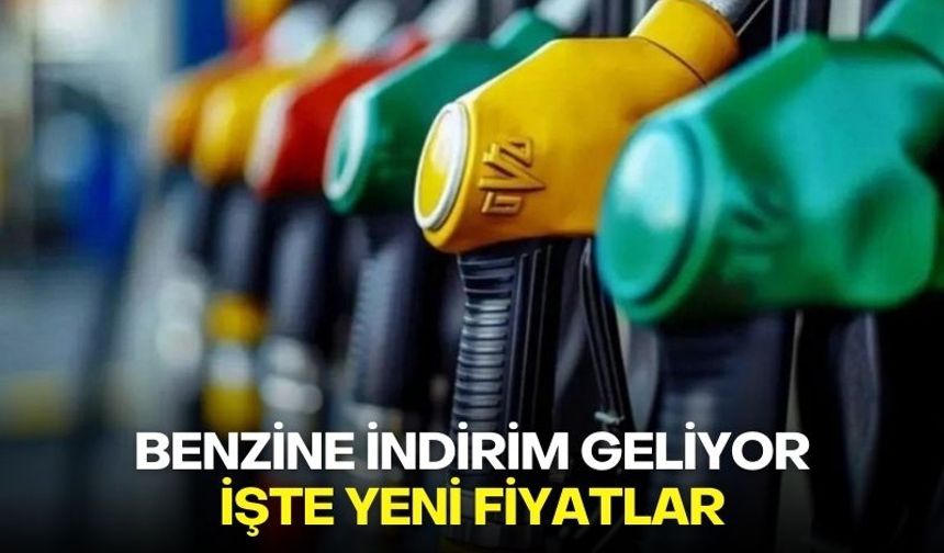 Benzine indirim geliyor! İşte yeni fiyatlar