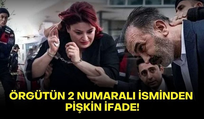 Örgütün 2 numaralı isminden  pişkin ifade!