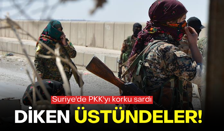 Suriye'de PKK'yı korku sardı, diken üstünde!