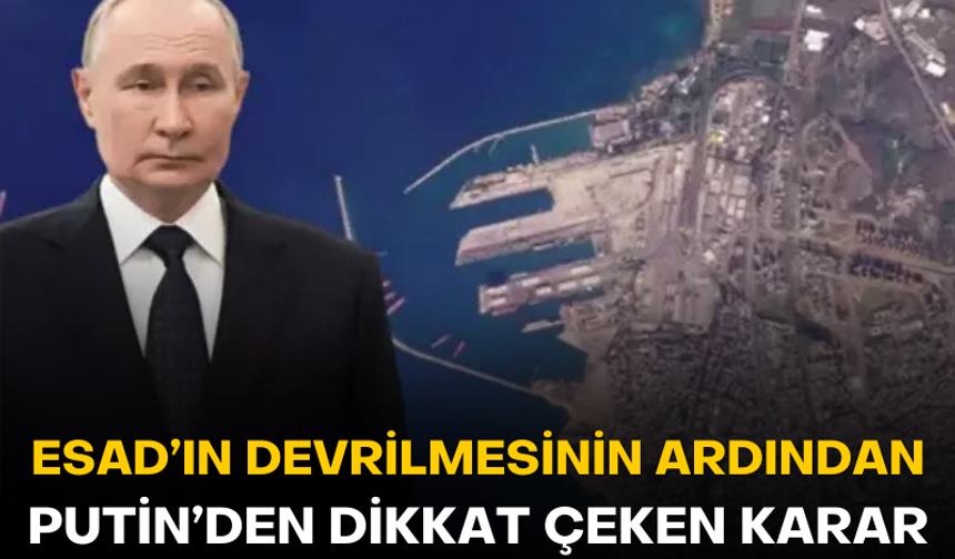 Esad'ın devrilmesinin ardından Putin'den dikkat çeken karar