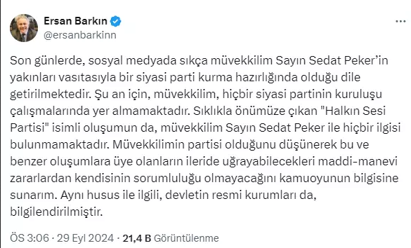 Sedat Peker Avukat