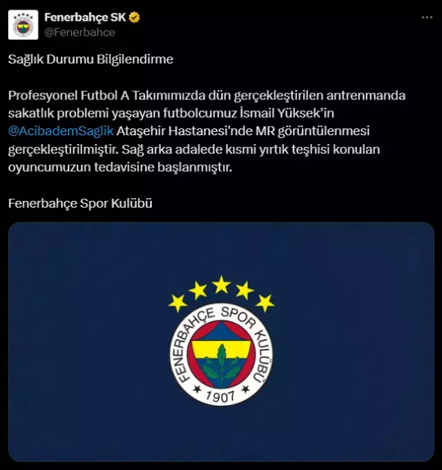 Fenerbahce De Deprem Iki Yildiz Birden Sakatlandi 18225050 1463 M